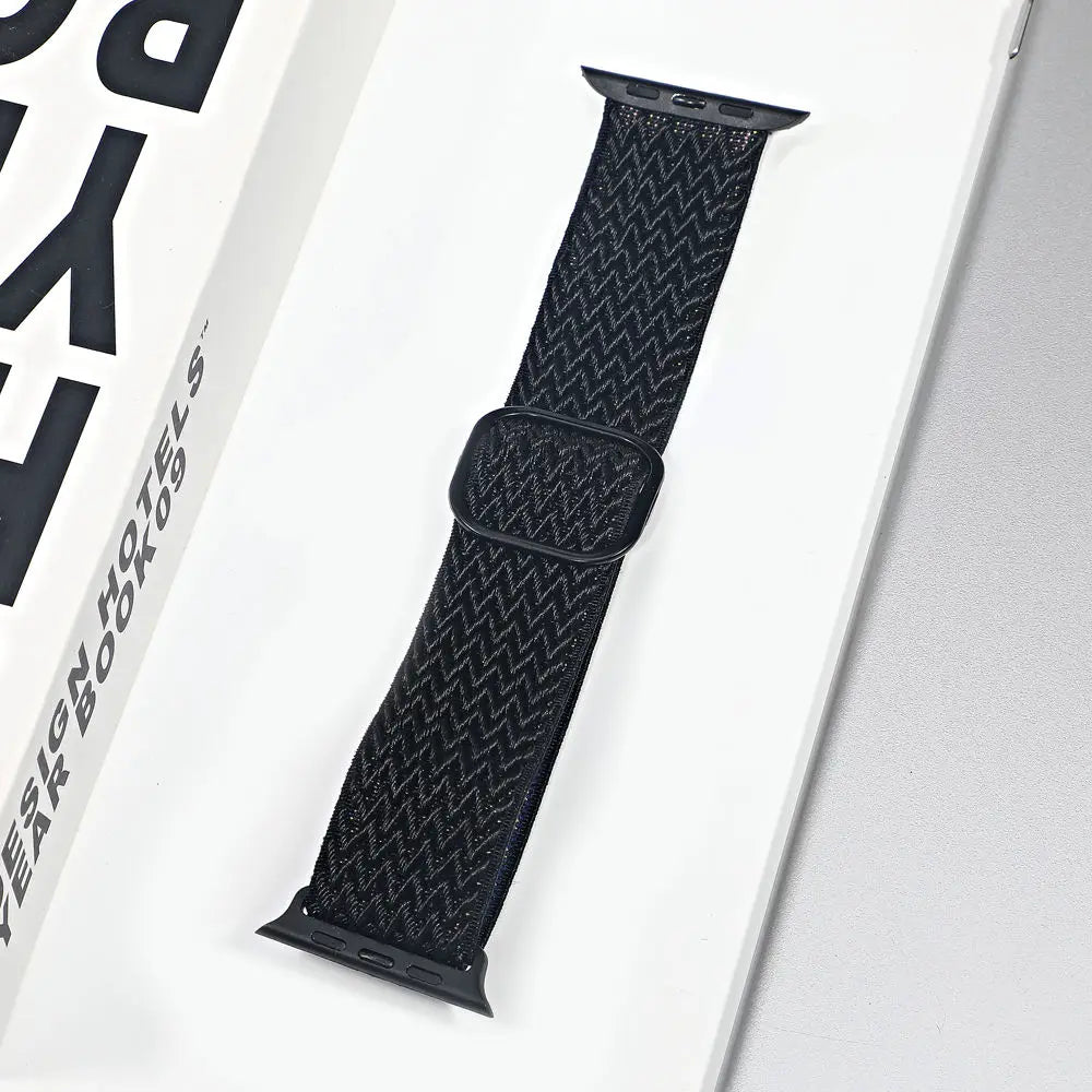 Nylon Sportband voor Smartwatch Ademend Verstelbaar Stijlvol Comfortabel Horloge Bandje voor Dagelijks Gebruik