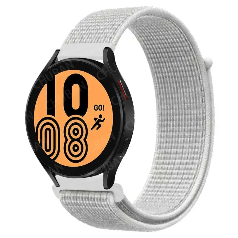 Nylon Sportband Smartwatch 20mm 22mm Ademend Lichtgewicht Loop Polsband Verstelbaar Training Fitness