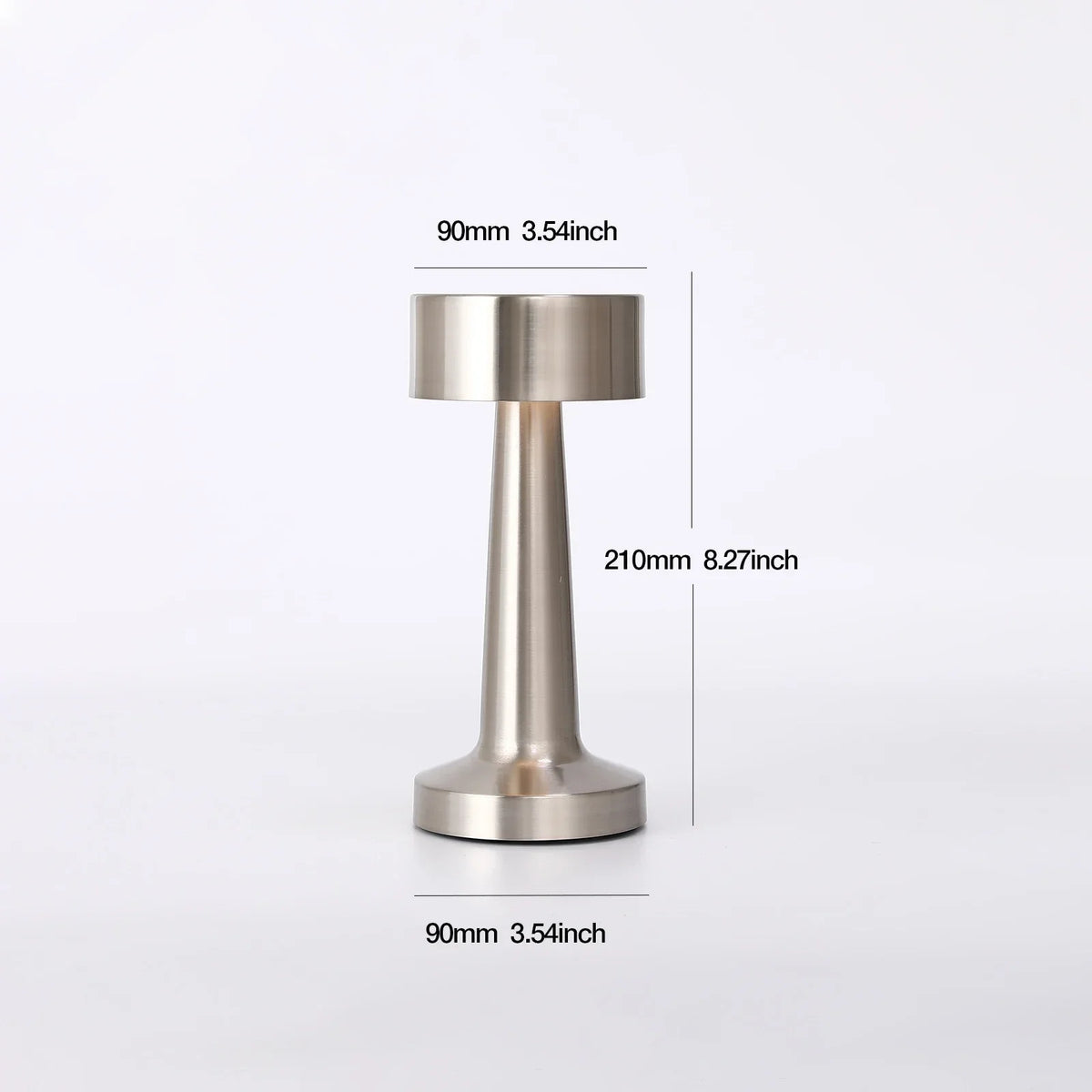 Draadloze Design Tafellamp LED Metaal Acryl Dimbaar Touch Sfeerlamp Industrieel