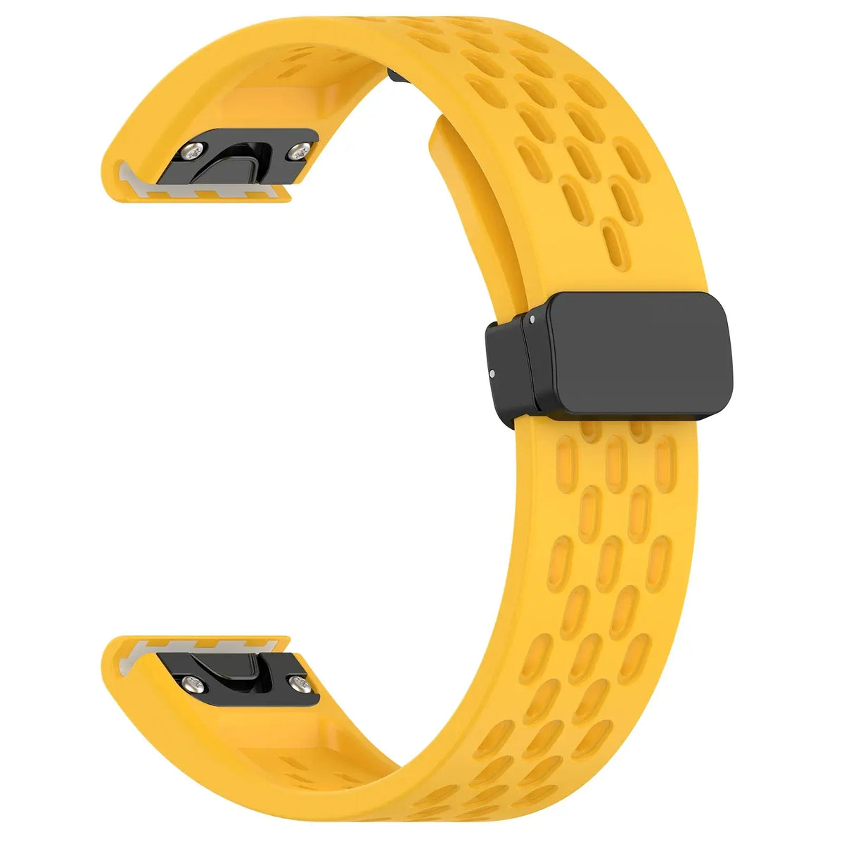 Siliconen Smartwatchband Ademend QuickFit Sport Polsband Vervanging 20mm 22mm 26mm Horloge Accessoire