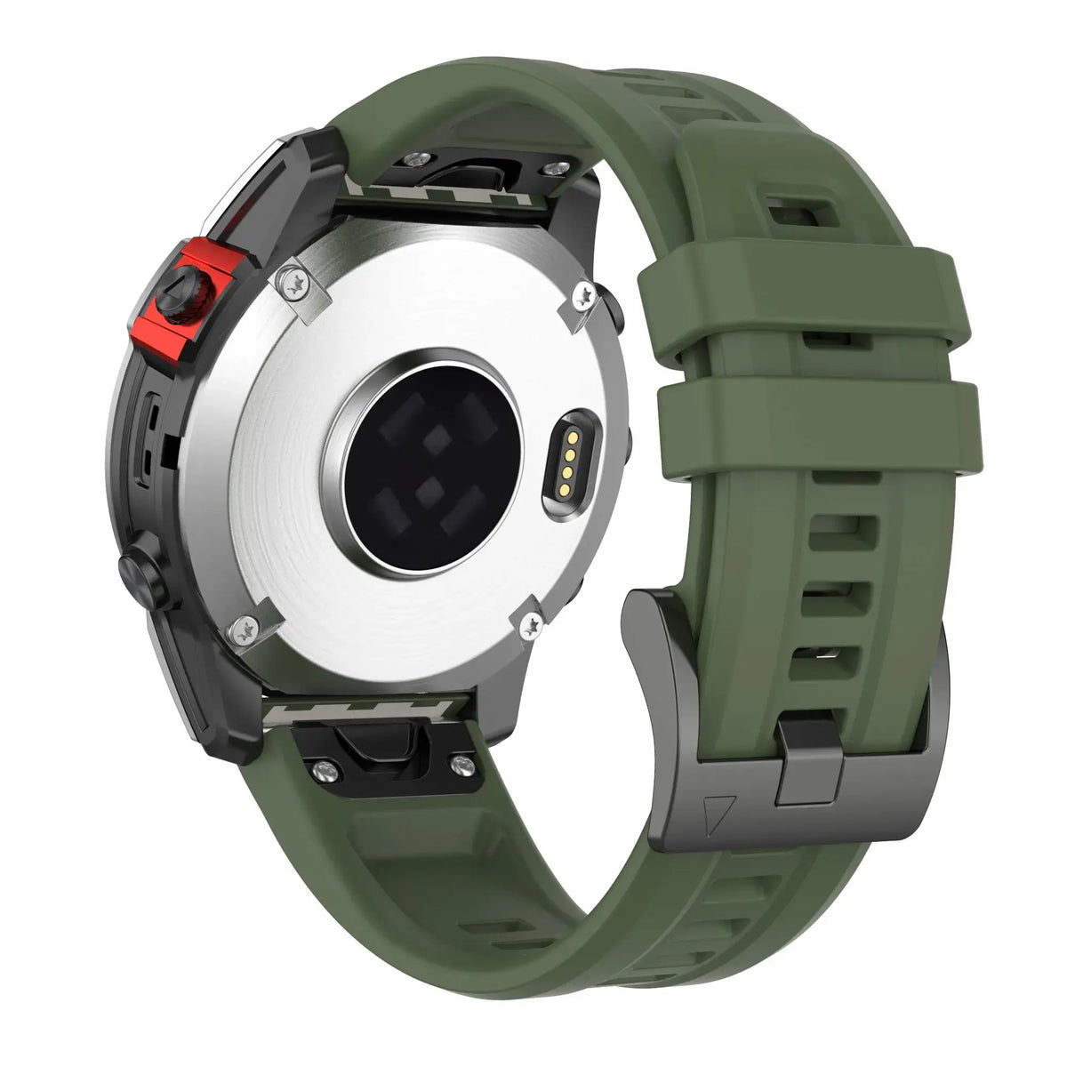 Siliconen Smartwatch Band 20mm 22mm 26mm Verstelbaar Sporthorloge Polsband Vervangingsbandje Comfortabel