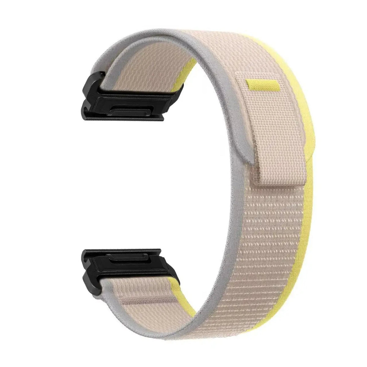 Verstelbare Nylon Sportband voor Smartwatch - Ademend Klittenband Polsbandje 20mm 22mm 26mm Fitnesstracker