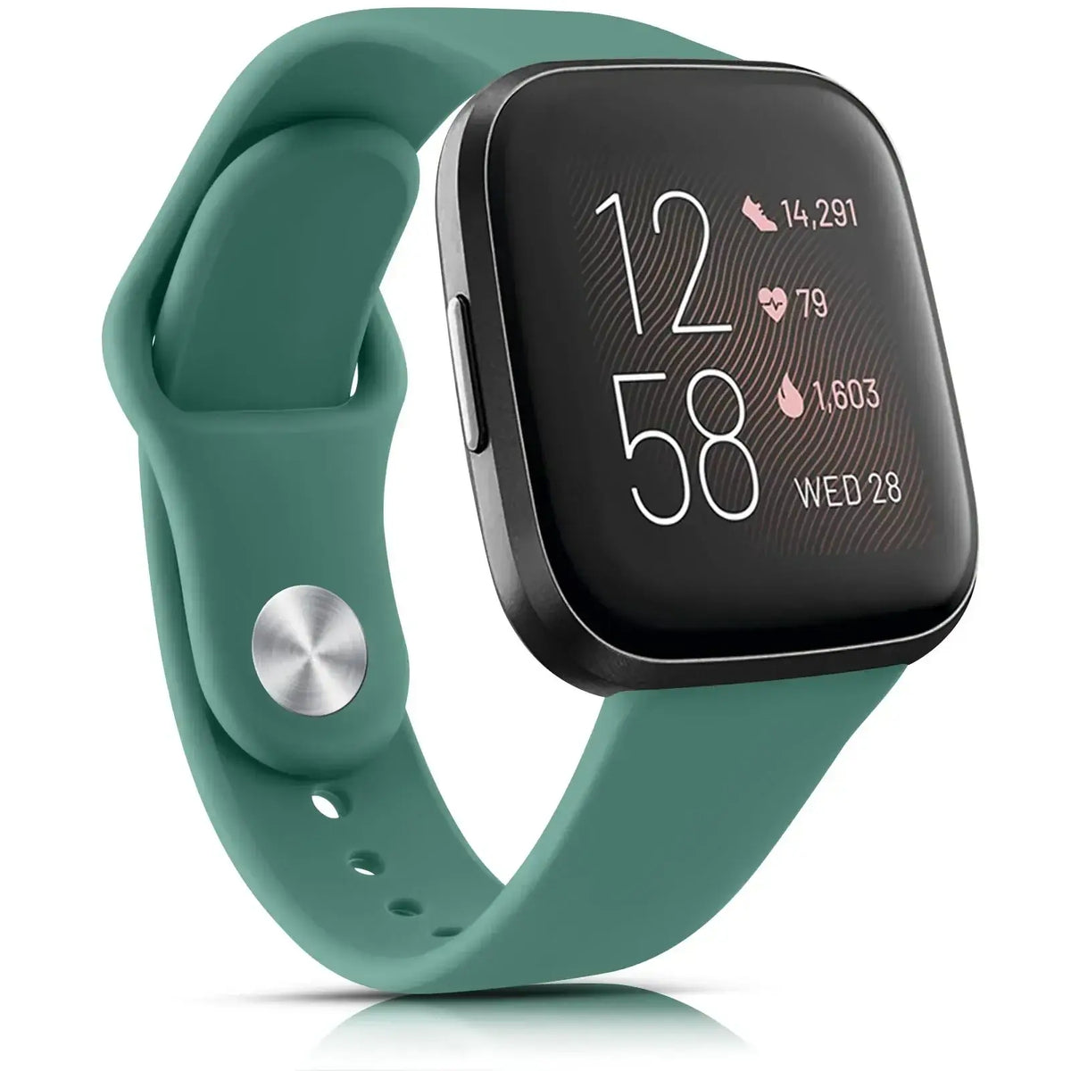 Siliconen Smartwatch Band Waterbestendig Verstelbaar Sporthorloge Polsbandje Fitbit Compatibel Actief