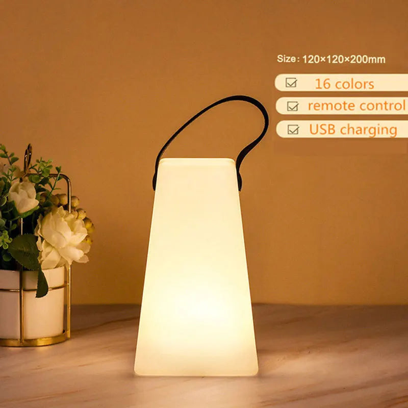 Draadloze Outdoor LED Lamp met Afstandsbediening en Timer - Waterdicht Sfeerverlichting met 8 Kleuren voor Terras en Tuin