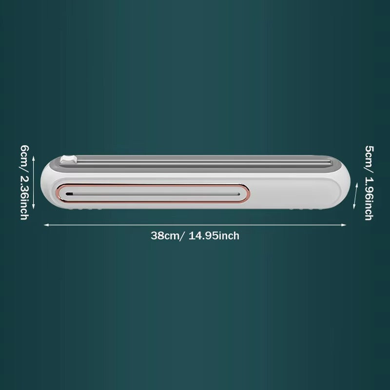 Magnetische Foliedispenser voor Keuken - Compact met Geïntegreerde Snijder - BPA-vrij Kunststof