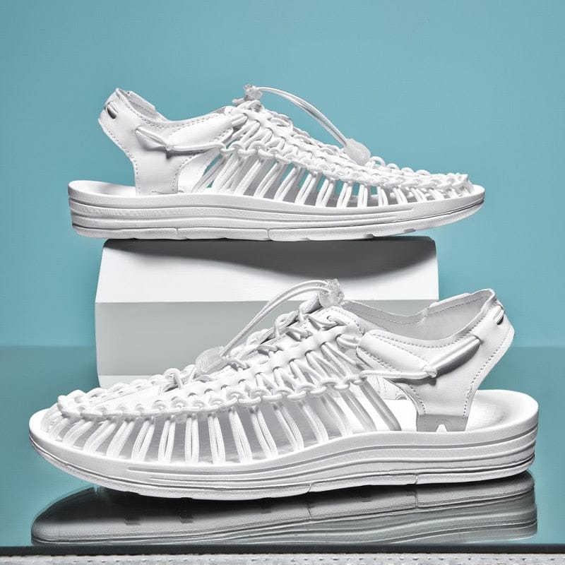 Gevlochten Dames Sandalen - Ademend Design - Lichtgewicht Zomerschoeisel - Flexibele Gummizool - Meerdere Kleuren Verkrijgbaar