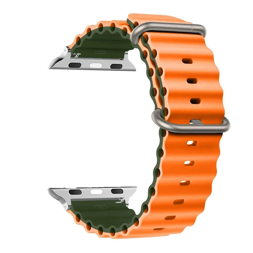 Siliconen Smartwatch Bandje Waterbestendig Ademend Unisex Horlogeband Sportarmband Vervangingsband Polsband