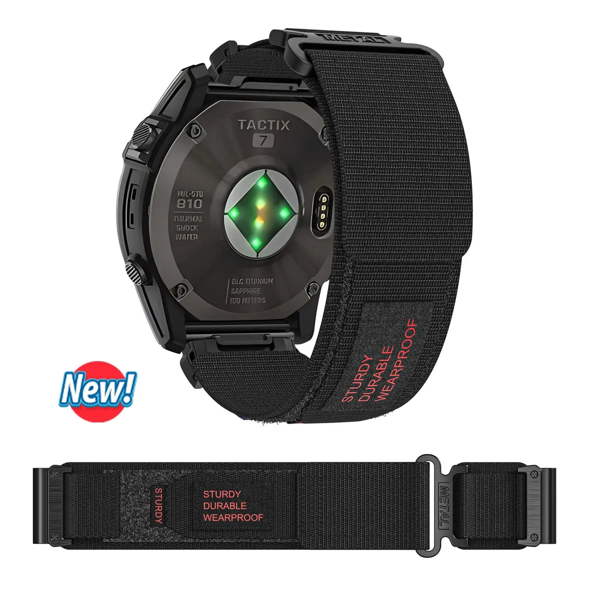Nylon Smartwatch Bandje 20mm 22mm 26mm QuickFit Verwisselbaar Sportband Verstelbaar Ademend Polsband