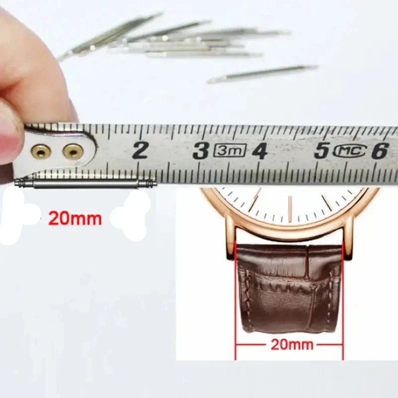 Verwisselbare Horlogepinnen RVS 20mm 22mm 24mm Smartwatch Bandbevestiging Polshorloge Reparatie Accessoires
