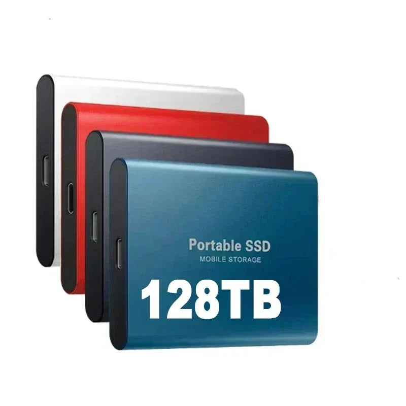 Externe SSD Fotografie USB-C 3.1 Compact Schokbestendig Zwart Blauw Rood RAW Backup Windows macOS