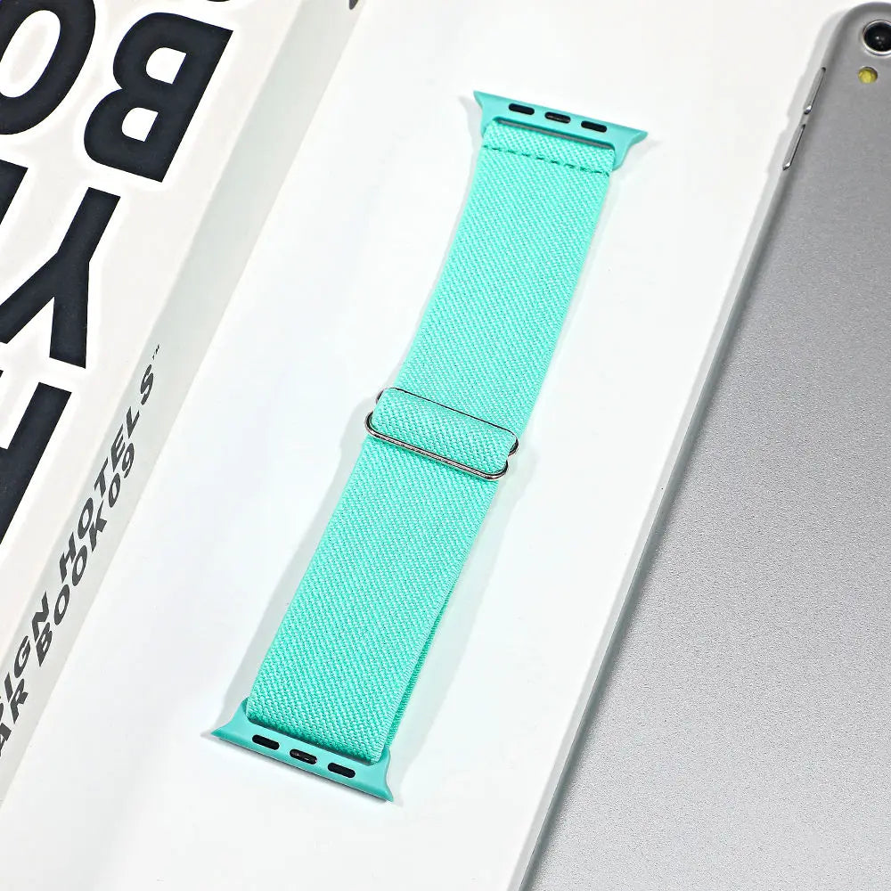 Nylon Sportband voor Smartwatch Ademend Verstelbaar Stijlvol Comfortabel Horloge Bandje voor Dagelijks Gebruik