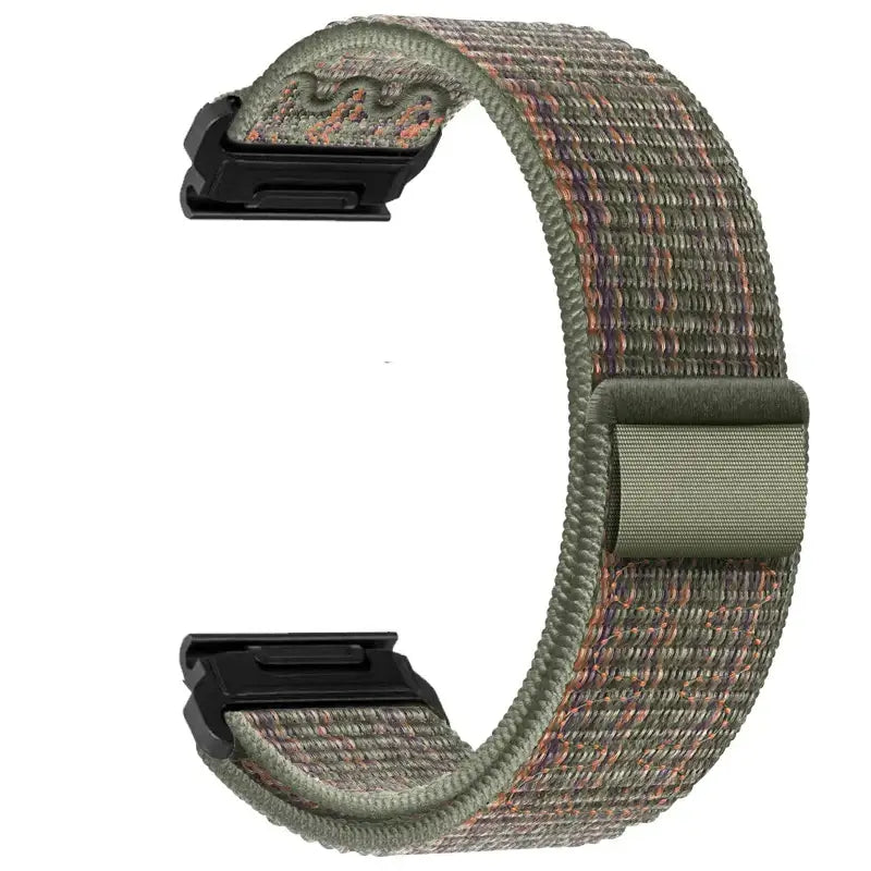 Verstelbare Nylon Sportband voor Smartwatch - Ademend Klittenband Polsbandje 20mm 22mm 26mm Fitnesstracker