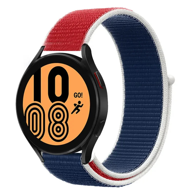 Nylon Sportband Smartwatch 20mm 22mm Ademend Lichtgewicht Loop Polsband Verstelbaar Training Fitness