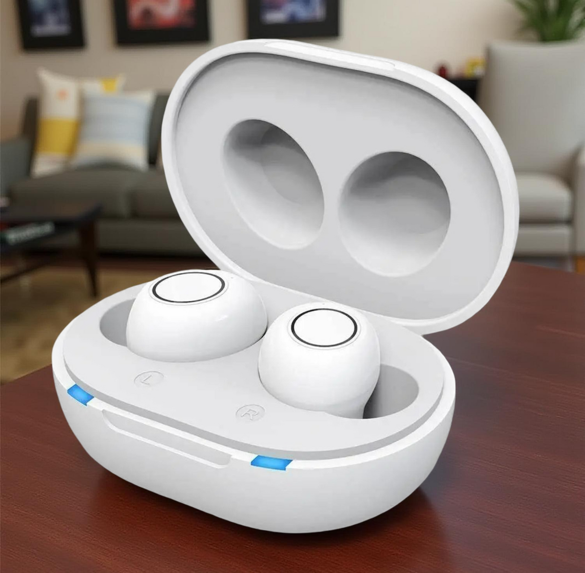 Draadloze Hoorversterker met Bluetooth & App-Bediening - Oplaadbare In-Ear Hoorondersteuning met Oplaadcase
