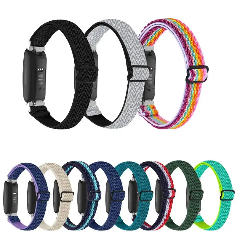 Elastische Nylon Smartwatch Bandje Verstelbaar Sportief Ademend Comfortabel Fitnesstracker Accessoire