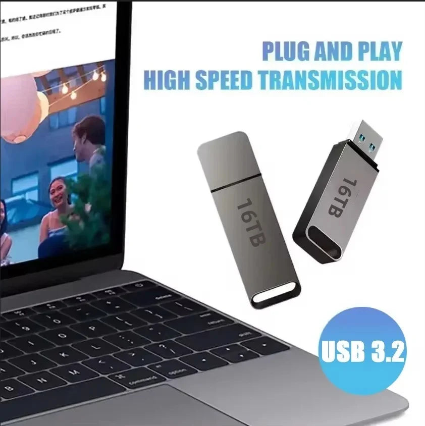 USB Stick voor Telefoon Micro USB 4TB Metalen Behuizing Schokbestendig Plug and Play
