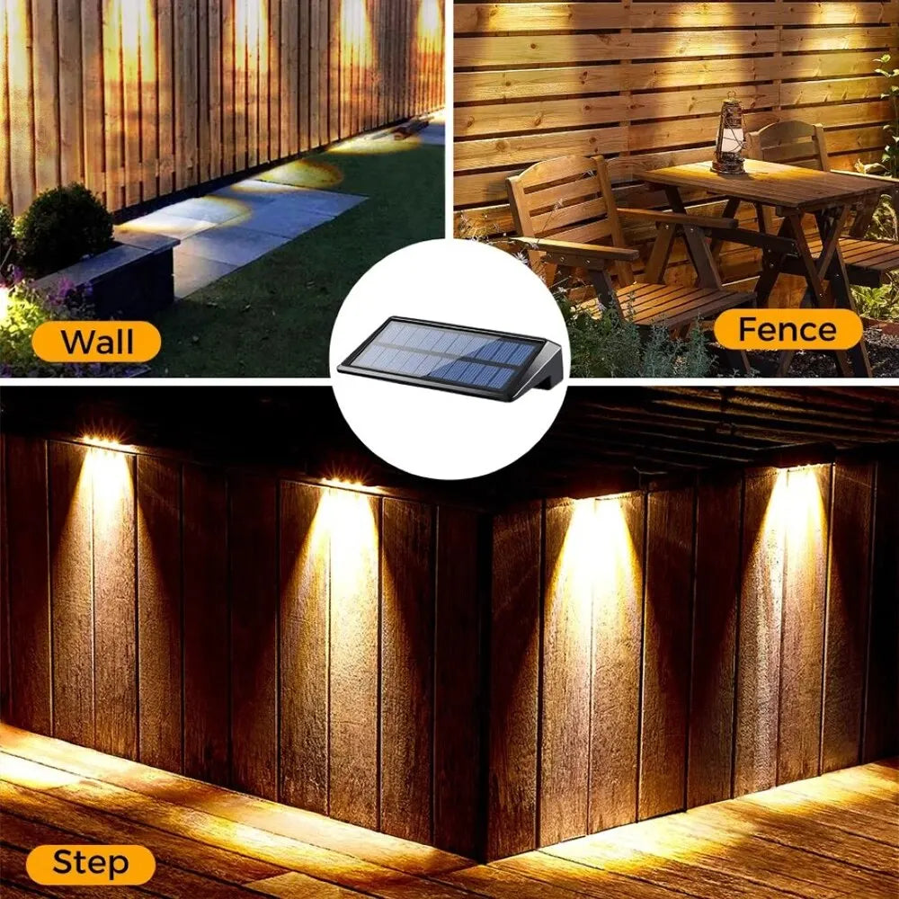 Zonne-energie Sfeerverlichting 2-Delige Set - Automatische Schemeringssensor Tuinverlichting voor Pad, Terras & Tuin
