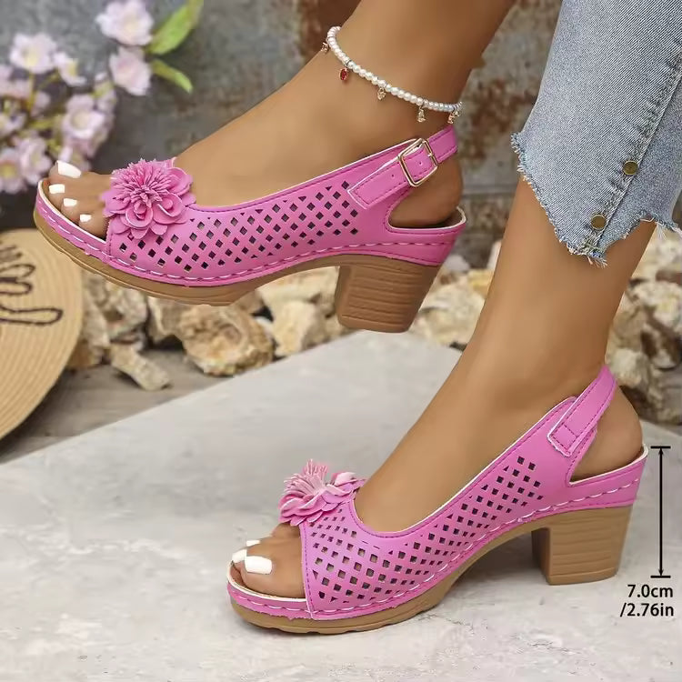 Retro Instappers Slip-on Dames - Comfortabele Hakken Klassiek Design PU Leer Rubber Zool Europese Stijl Dagelijks Gebruik