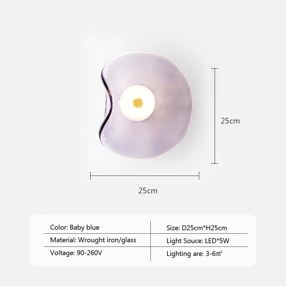 Glazen Wandlamp met LED-verlichting - Modern Design voor Interieur