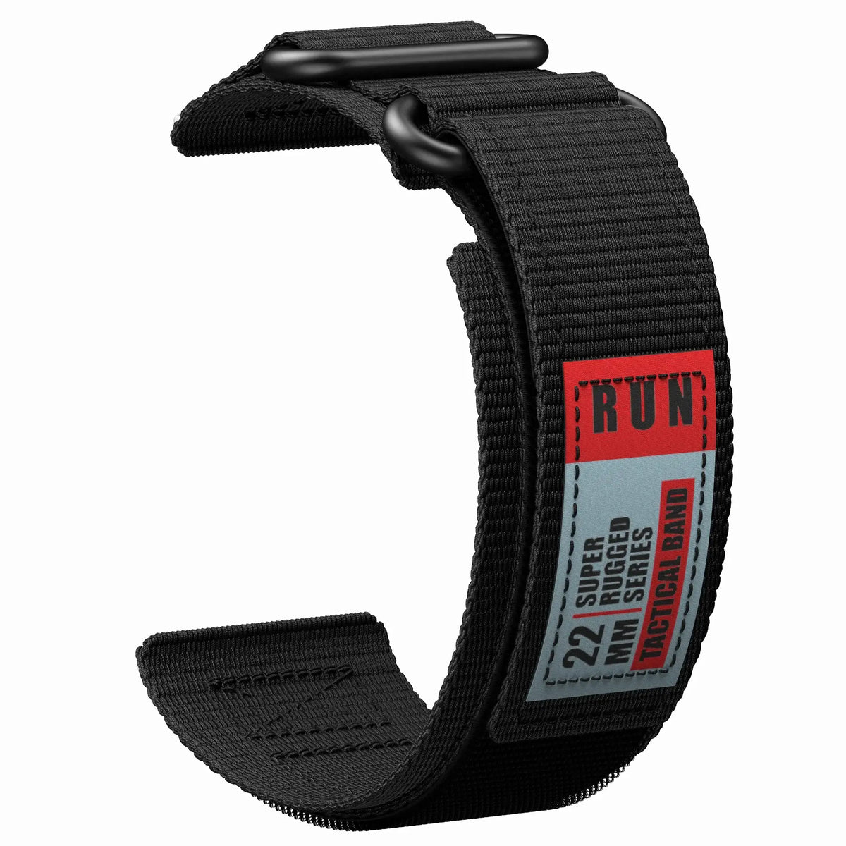 Smartwatch Bandje Nylon met Klittenband Verstelbaar 20mm 22mm Sportief Ademend Polsband voor Hardlopen Fitness