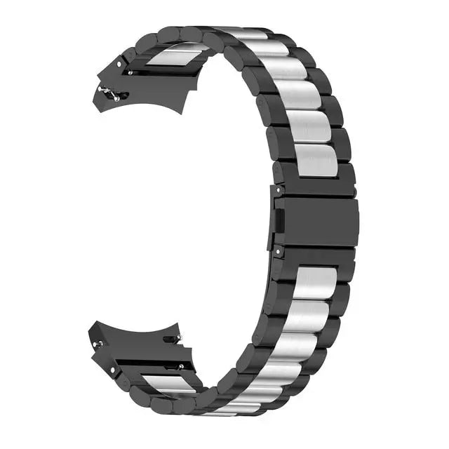 Premium Horlogeband Roestvrij Staal Leder Galaxy Watch 5 40mm 44mm 45mm Pro Verstelbaar Verwisselbaar Polsband