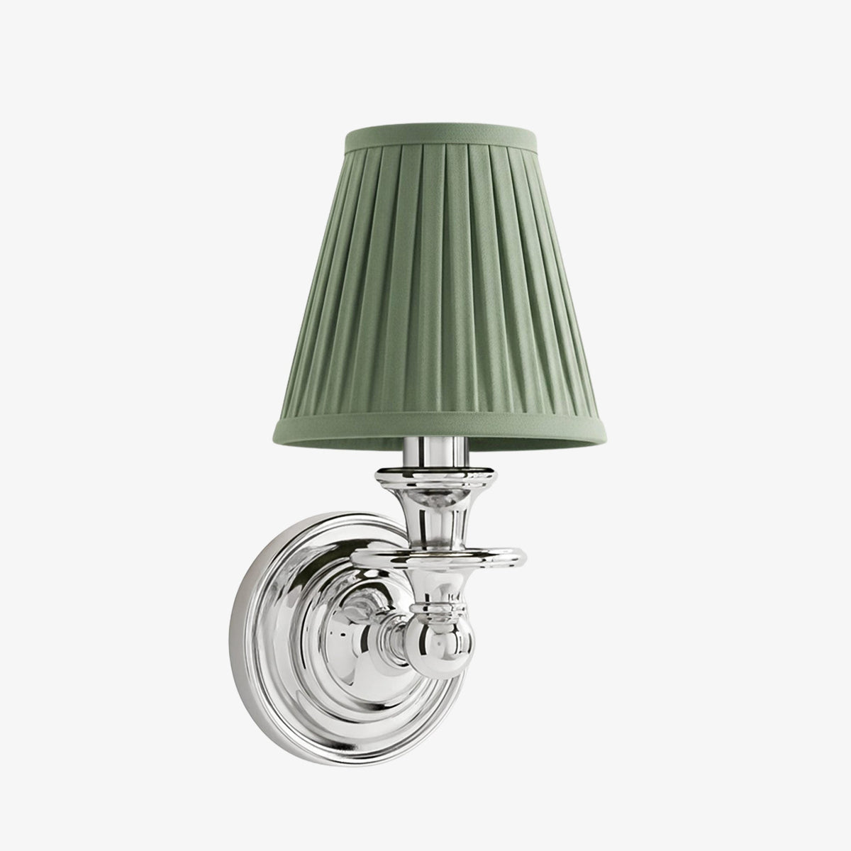 Wandlamp met stoffen kap en zwanenhalsarm - smeedijzeren armatuur met verstelbare leeslamp