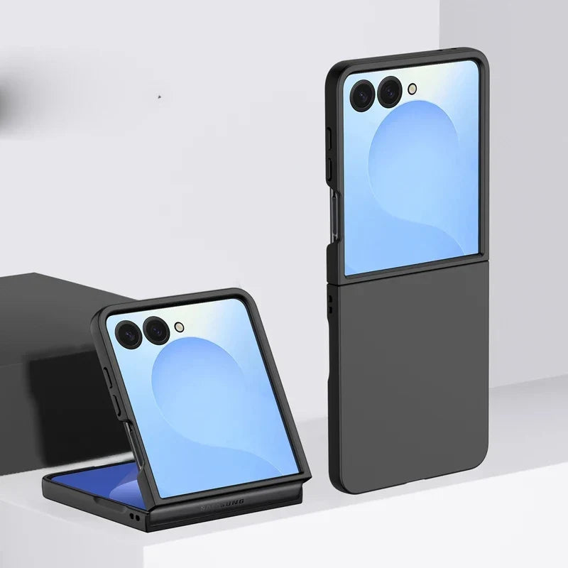 Schokbestendige Hardcase voor Vouwbare Smartphone Blauw Groen Roze Beige Bescherming Draadloos Laden