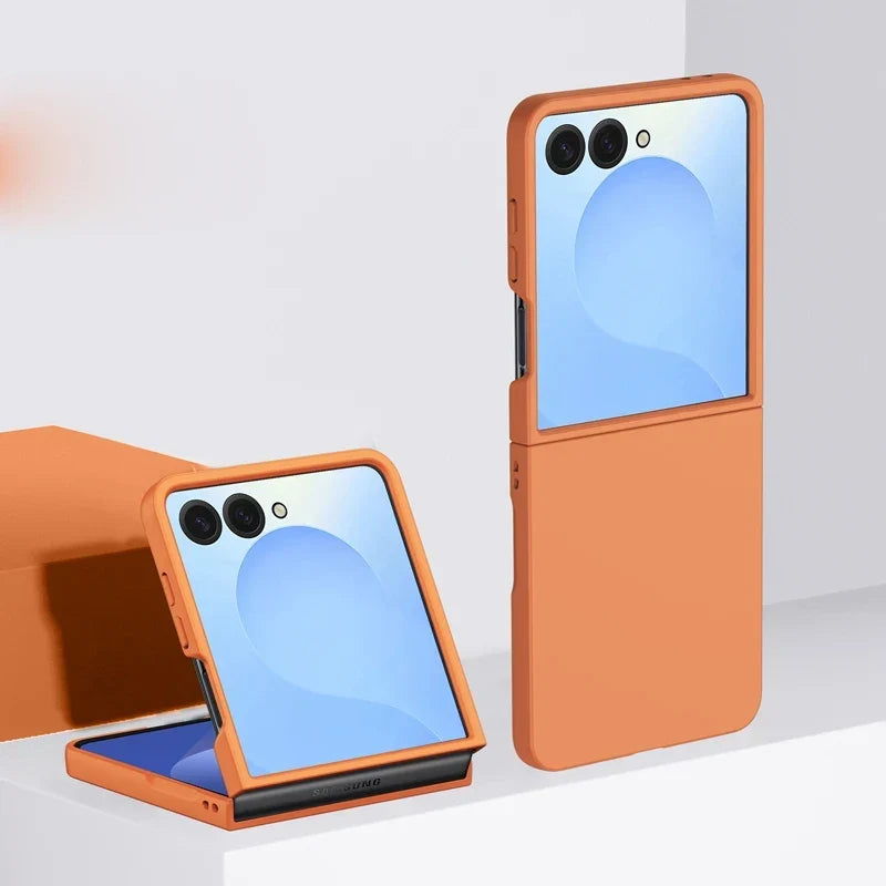 Schokbestendige Hardcase voor Vouwbare Smartphone Blauw Groen Roze Beige Bescherming Draadloos Laden