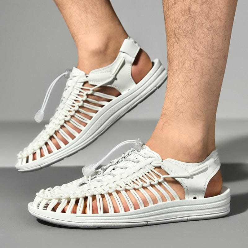 Gevlochten Dames Sandalen - Ademend Design - Lichtgewicht Zomerschoeisel - Flexibele Gummizool - Meerdere Kleuren Verkrijgbaar