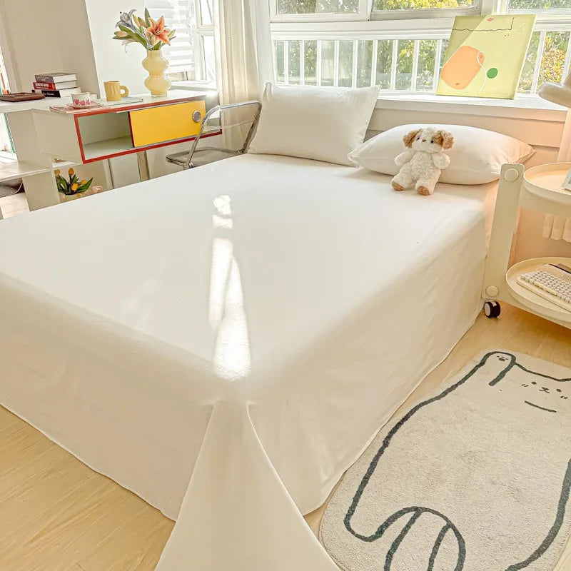 Percale Katoenen Beddenset | 100% Biologisch | Ademend & Zacht | 3-delig