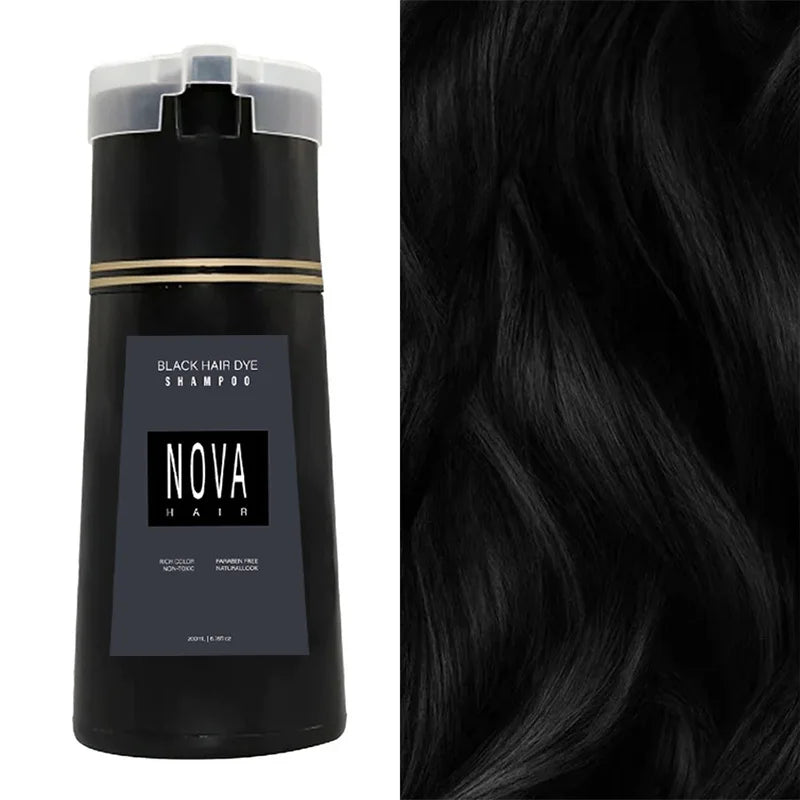Kleurshampoo 200 ml voor Natuurlijk Uitziend Haar - Snelle Verzorging en Kleur in Één Stap