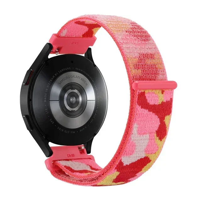 Verstelbare Nylon Sportband voor Smartwatch 20mm 22mm Ademend Polsband Sporthorloge Lichtgewicht Fitness