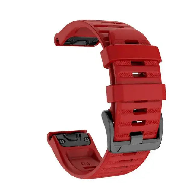 Siliconen Horlogeband QuickFit Systeem Ademend Verstelbaar 22mm 26mm Sporthorloge Smartwatch Polsband