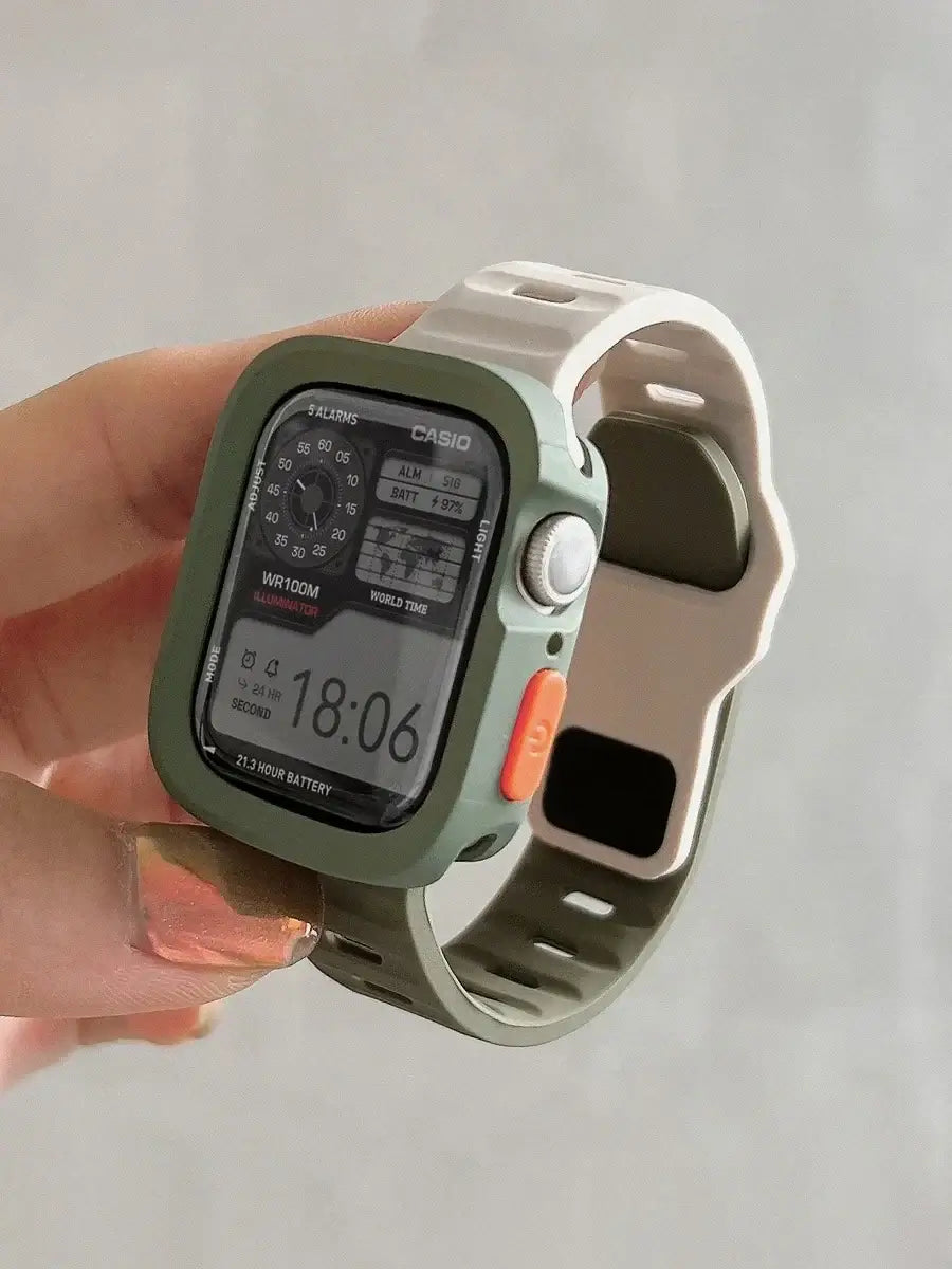 Siliconen Smartwatch Bandje Flexibel Comfortabel met Snelsluiting Sportarmband 38-49mm Universeel Vervanging