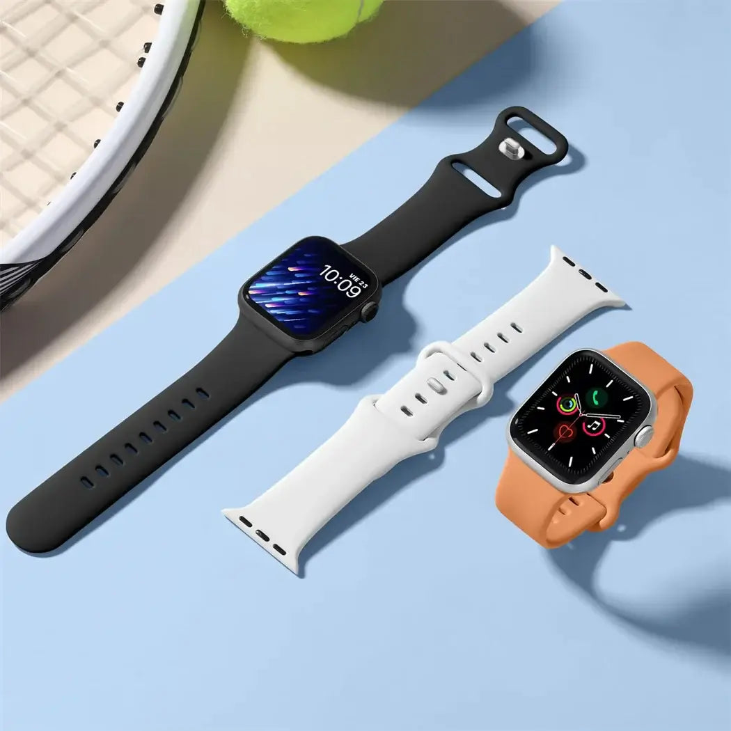 Siliconen Smartwatchband Waterbestendig Flexibel Sportbandje Zachte Horlogeband voor Actief Dagelijks Gebruik