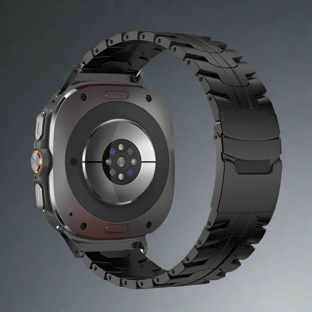 Titanium Horlogeband voor Smartwatch 47mm Geventileerd Verstelbaar met Snelsluiting Premium Polsband Sportief