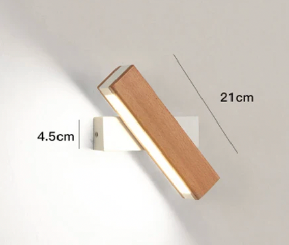 Draaibare Aluminium Wandlamp LED 21-31cm Zwart Wit Minimalistisch Design voor Woonkamer Slaapkamer Hal