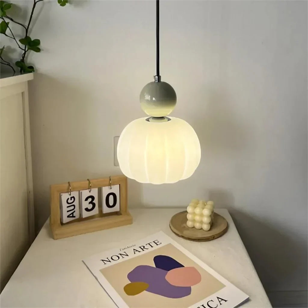 Glazen Hanglamp in Art Deco Stijl - Warm Licht met Luxe Uitstraling