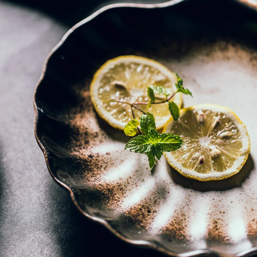 Keramische Schelp Borden Set - Elegant Servies voor Vis & Voorgerechten Scandinavisch Design - 3 cm × 20 cm