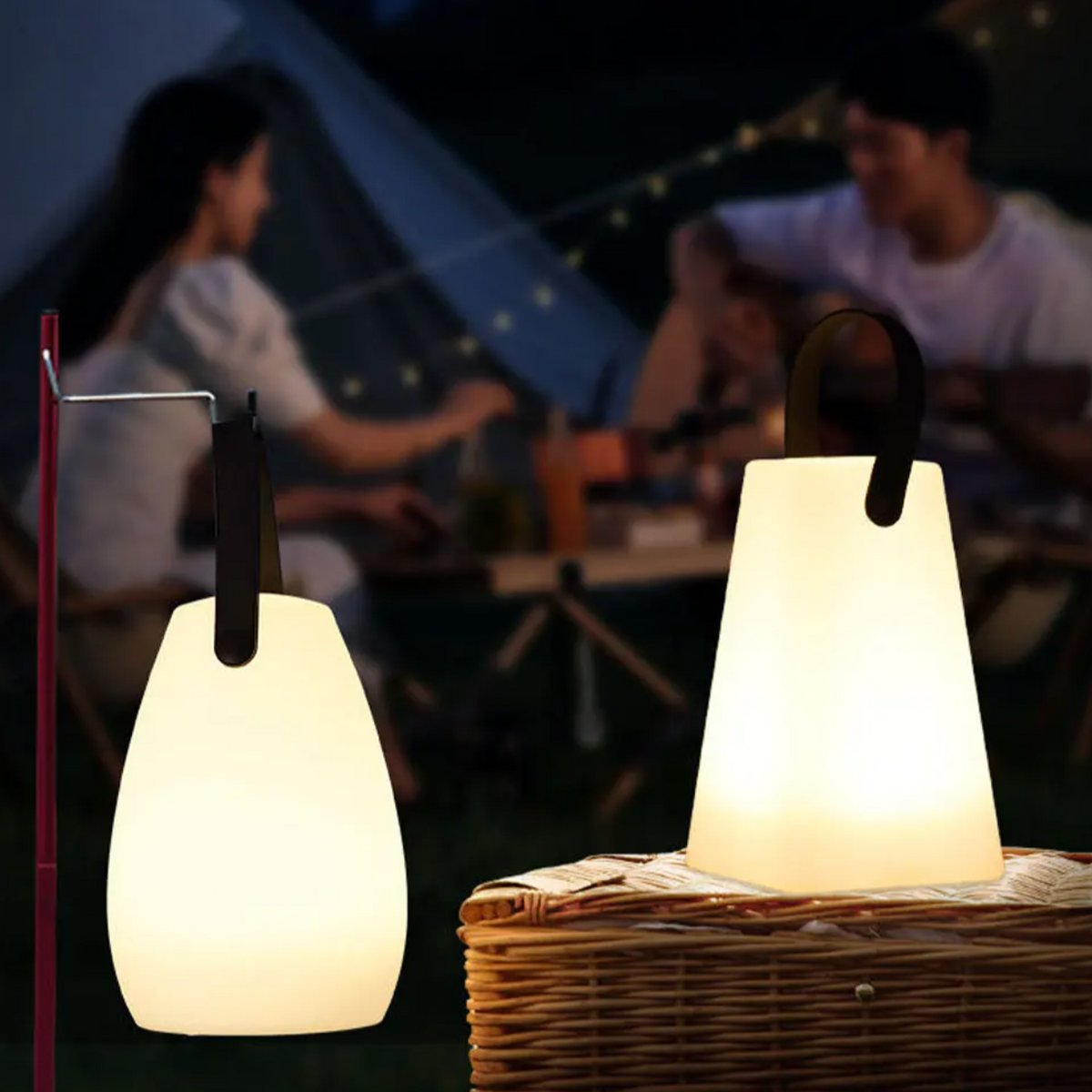 Draadloze Outdoor Lamp Oplaadbaar met Afstandsbediening | 8 Kleuren Dimbaar voor Tuin en Terras