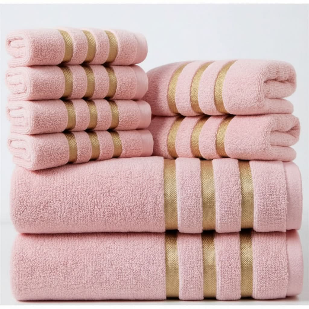 Hoteldeken Polyester Zachte Structuur Premium Comfort Slaapkamer Stijlvol Rustgevend Groen Roze Plaid