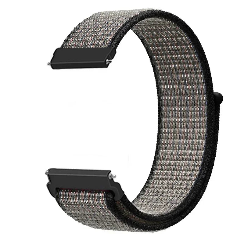 Verstelbare Nylon Sportband voor Smartwatch 20mm 22mm Ademend Polsband Sporthorloge Lichtgewicht Fitness