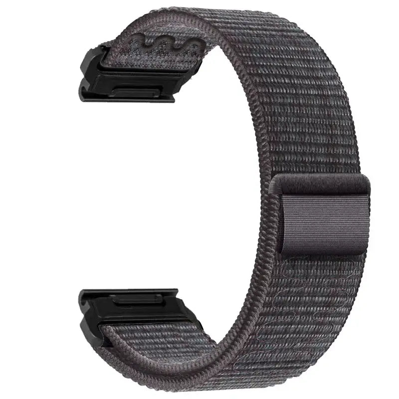 Verstelbare Nylon Sportband voor Smartwatch - Ademend Klittenband Polsbandje 20mm 22mm 26mm Fitnesstracker
