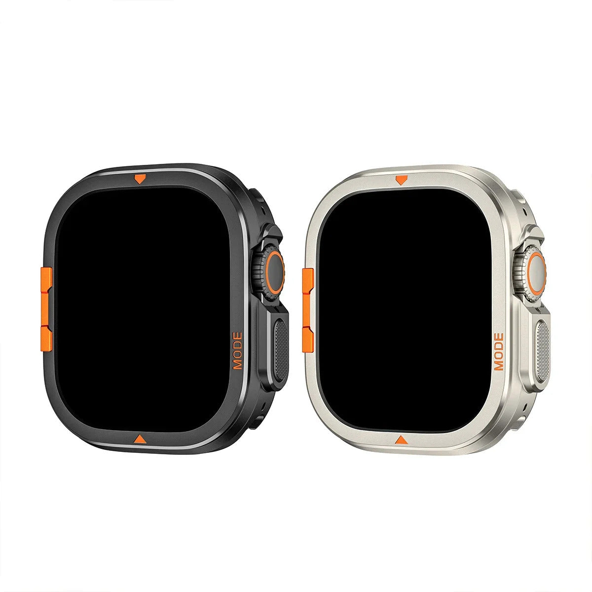 Beschermhoes Smartwatch 49mm 46mm Titanium Metalen Frame Ultieme Bescherming Sport Horloge Vier Kleuren