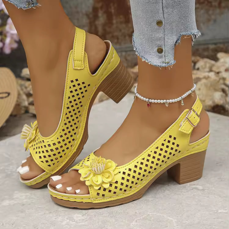 Retro Instappers Slip-on Dames - Comfortabele Hakken Klassiek Design PU Leer Rubber Zool Europese Stijl Dagelijks Gebruik