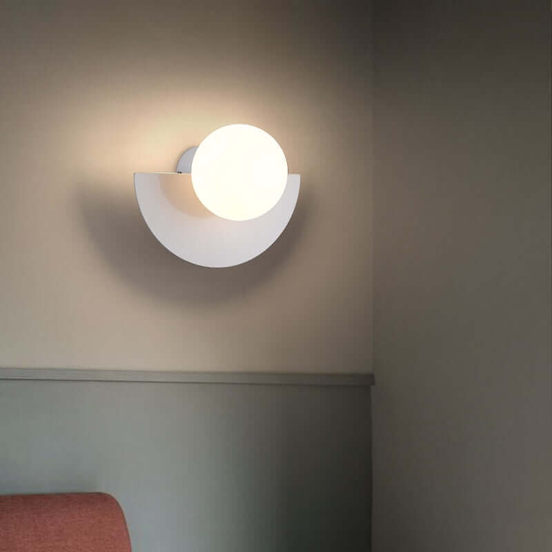 Wandlamp - Moderne Wandverlichting met Kleurrijke Kap - Scandinavisch Design - Woonkamer Slaapkamer Gang