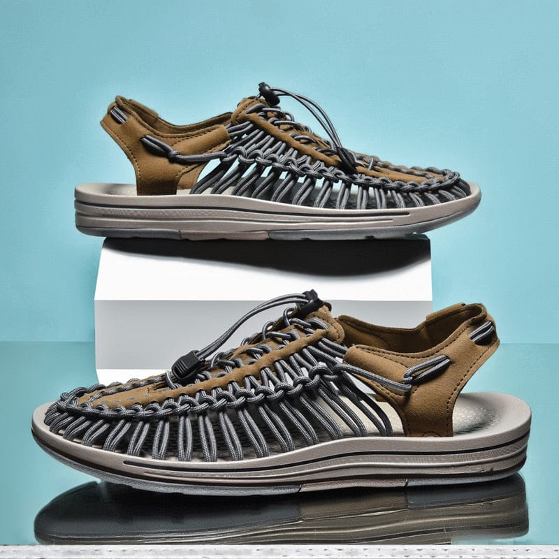 Gevlochten Dames Sandalen - Ademend Design - Lichtgewicht Zomerschoeisel - Flexibele Gummizool - Meerdere Kleuren Verkrijgbaar