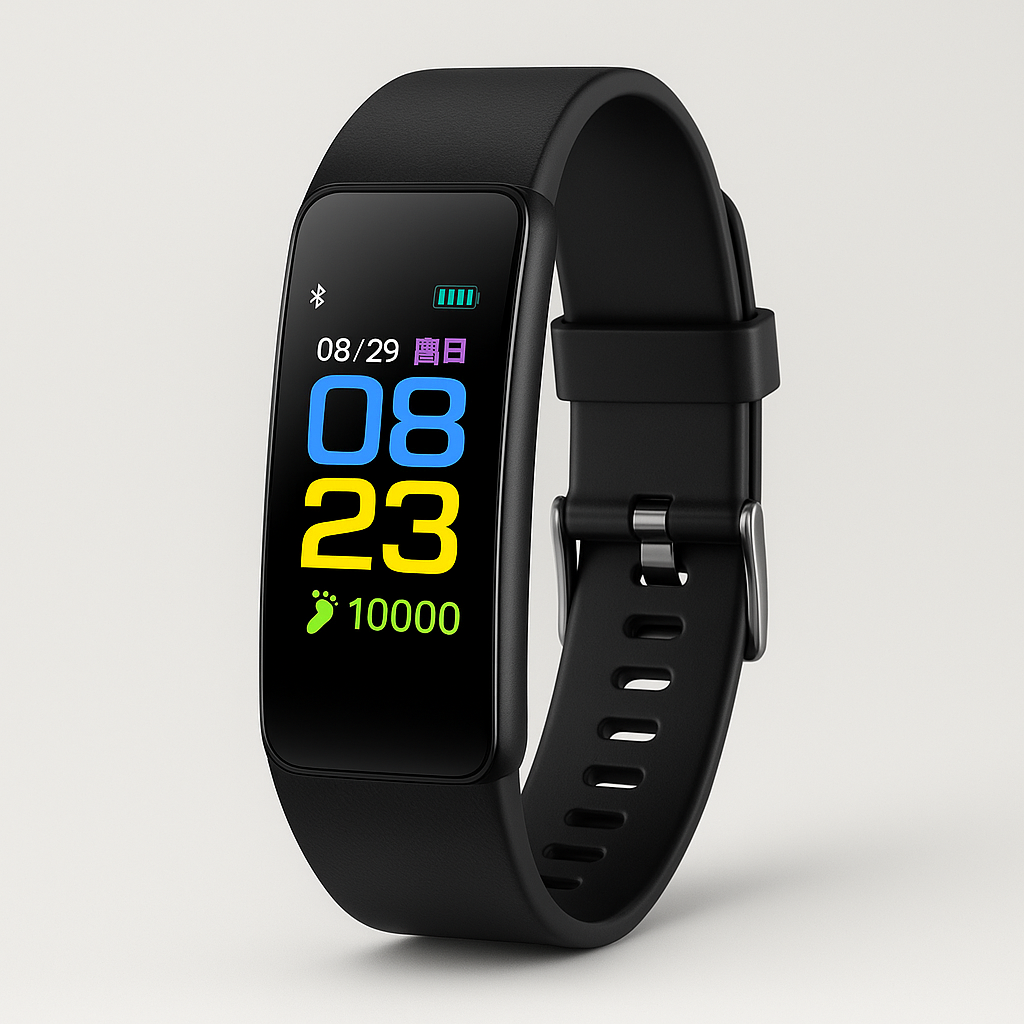 Smartwatch Hartslagmeter Bloeddrukmeter Stappenteller USB Oplaadbaar