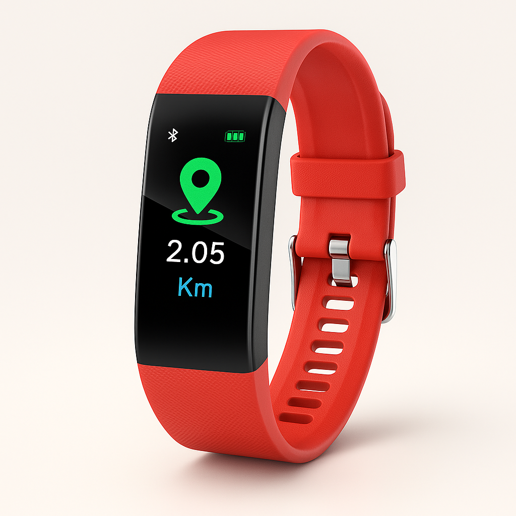 Smartwatch Slaapmonitor Siliconen Band 0,96 Inch Scherm Spatwaterdicht
