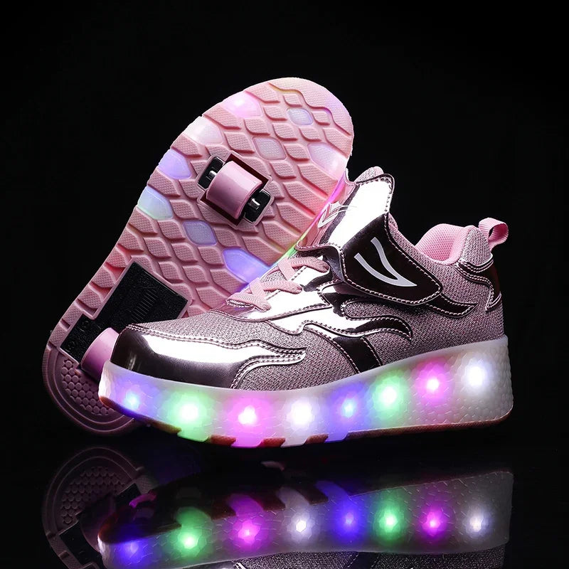 LED Wieltjesschoenen voor Kinderen - Met Verlichting